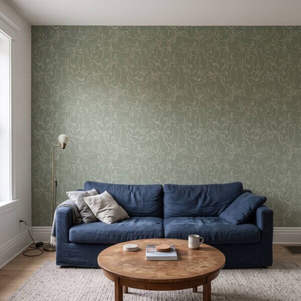 A Dogs Love in Sage Green