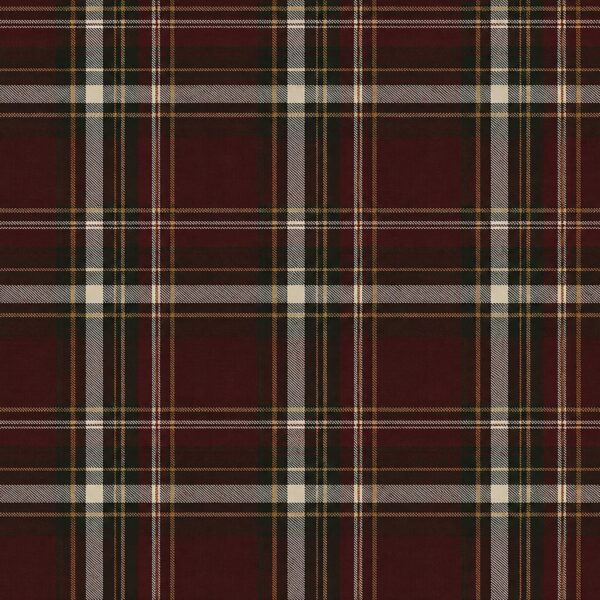 Autumn Plaid in Burgundy