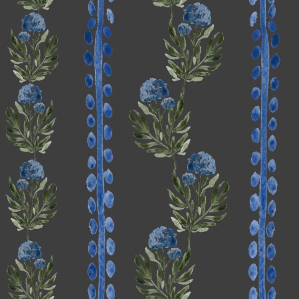Darling Hydrangea - Stripes in Black