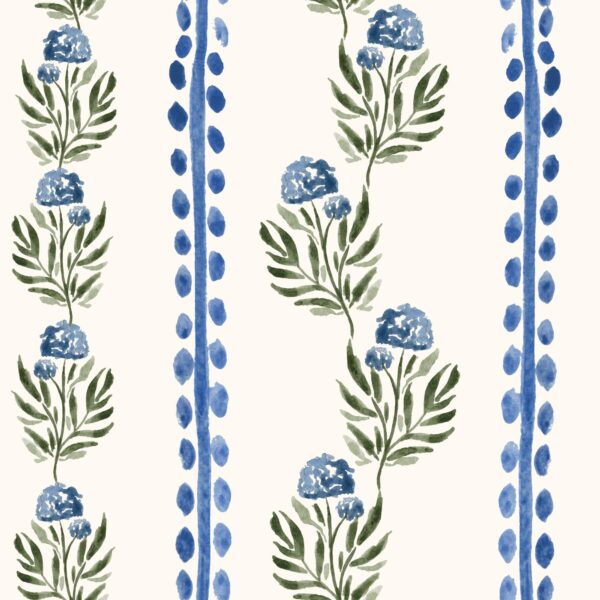 Darling Hydrangea - Stripes in Ivory
