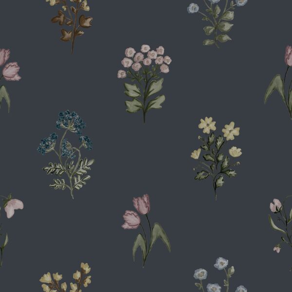 Florals in Navy