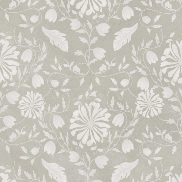 Florence Florals in Beige Stone