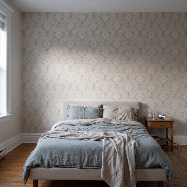 Florence Florals in Taupe