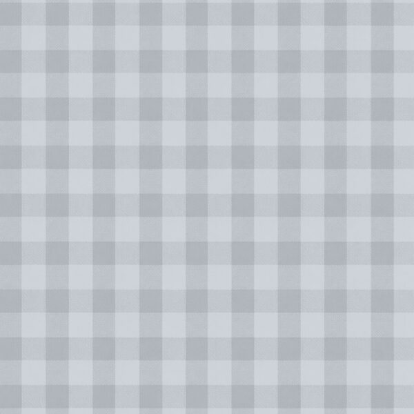 Gingham in Blue Grey