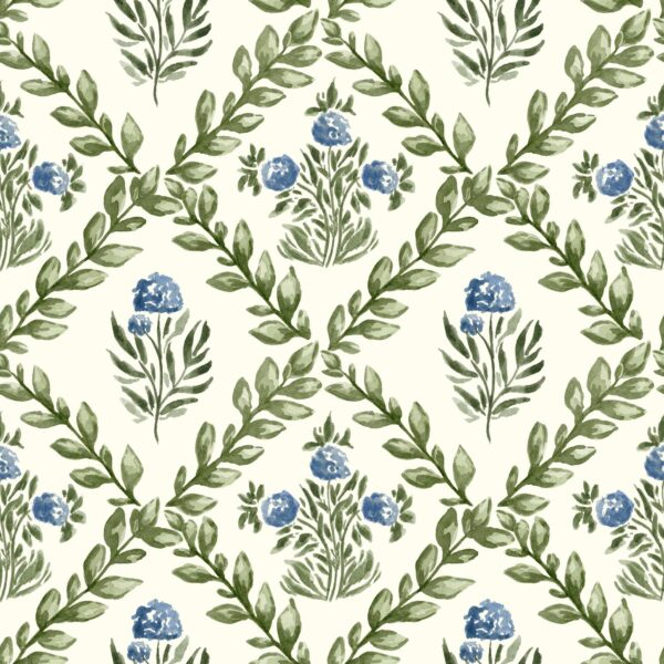 Hydrangea Trellis in Ivory