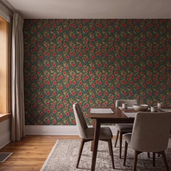 Ingrid - Folk Floral in Emerald