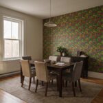 Ingrid - Folk Floral in Moody Emerald