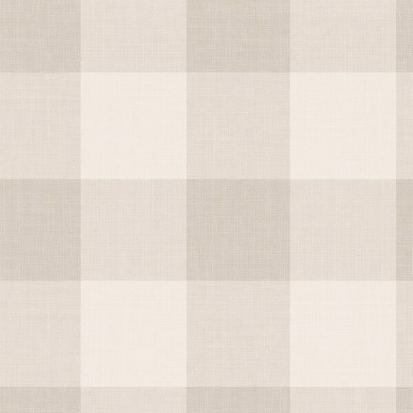 Large Gingham in Light Beige