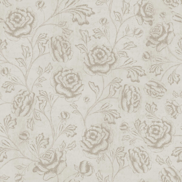 Magdalene Roses Toile in Light Beige