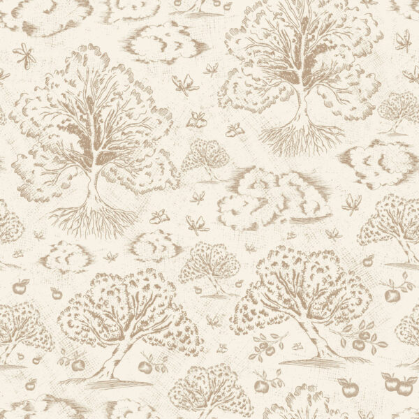 Orchard Folklore Toile in Beige