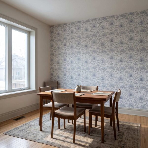 Orchard Folklore Toile in Navy