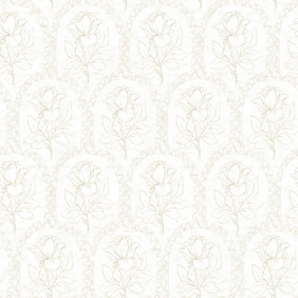 Rose Lineage - Line Art in Neutral