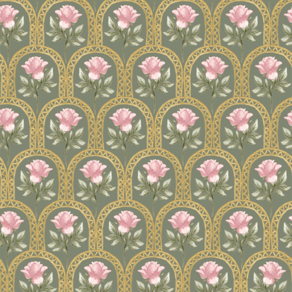 Rose Lineage - Watercolour in Sage