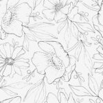Serena Florals in Off White