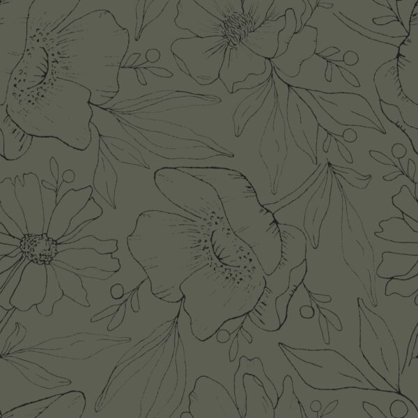 Serena Florals in Olive