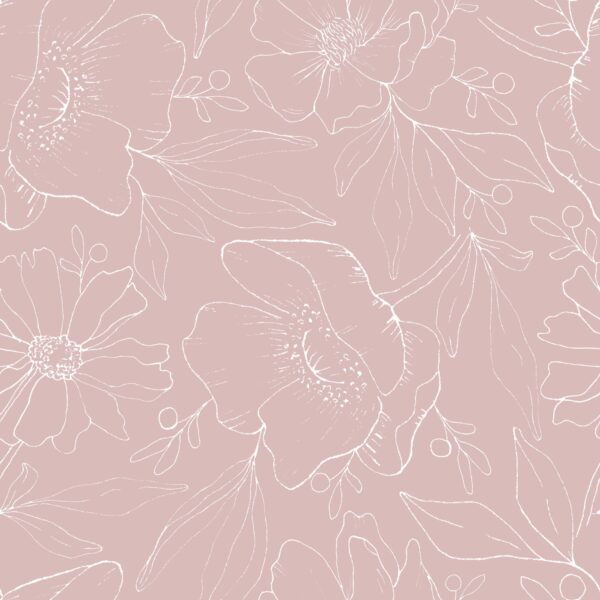 Serena Florals in Pink