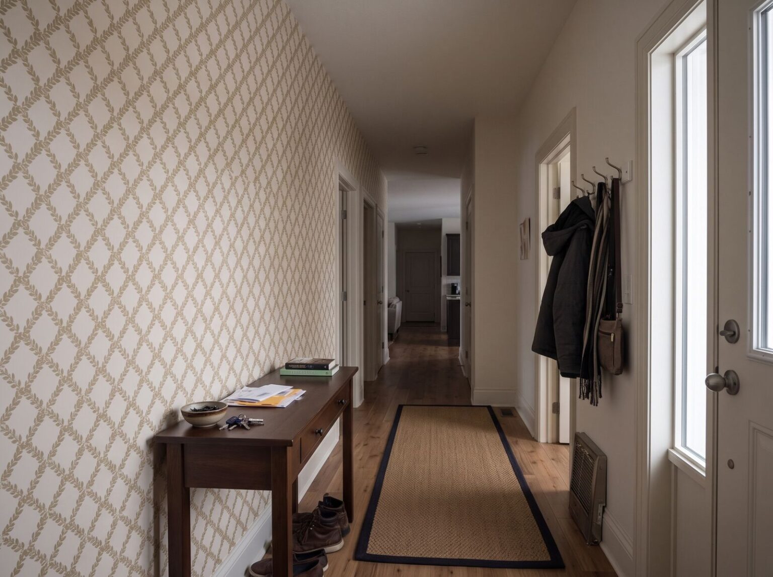 Trellis in Turmeric » Wallpaper Online Canada