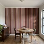 Uneven Stripe Oxblood Mocha