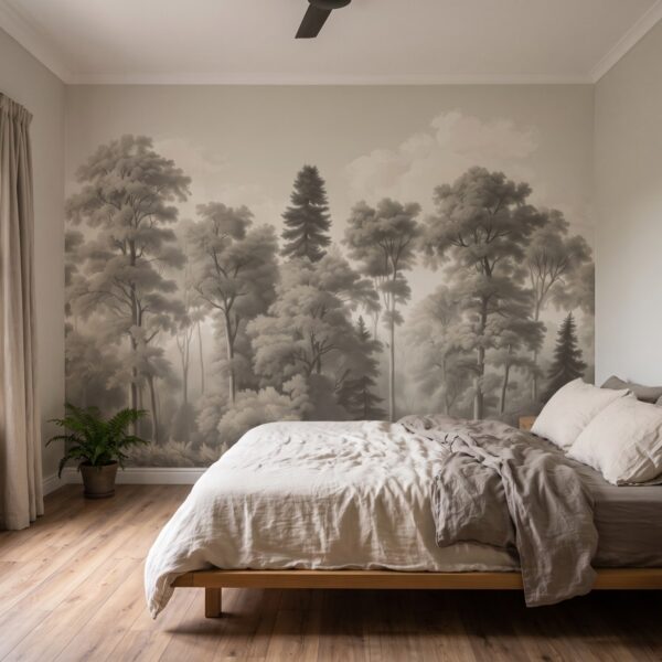 Vintage Forest Ivory shown in a bedroom