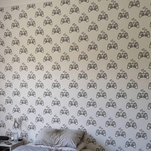 Controller Overload Wallpaper wallpaper close-up on a wall