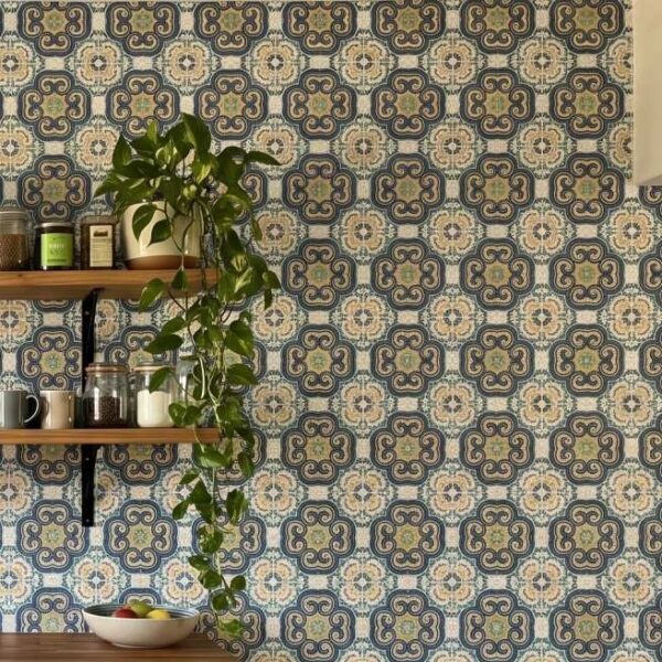 Cortes Tile Wallpaper