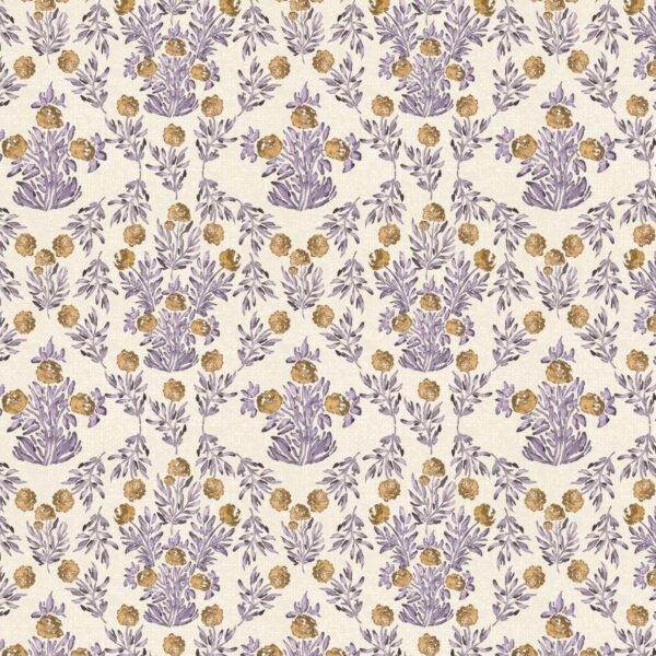 Darling Hydrangea in Brass Violet Cream