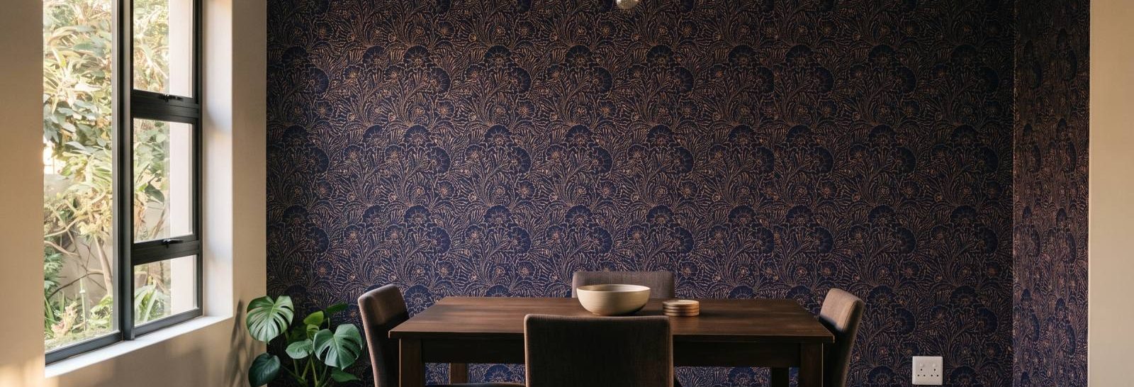 Cierne Wallpaper on a feature wall