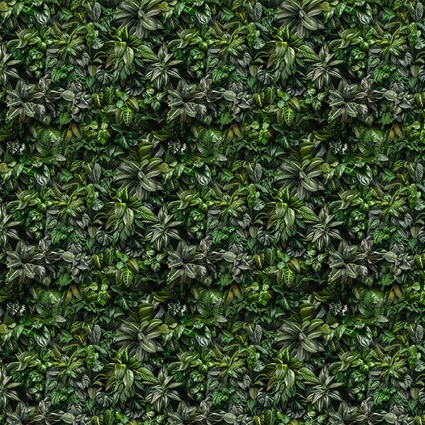 Luscious Plant Wallpaper wallpaper close-up on a wall