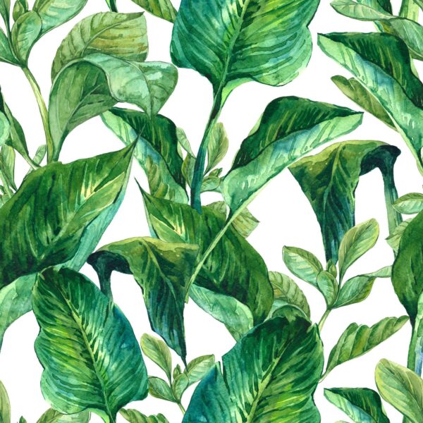 Lush Leaves Wallpaper