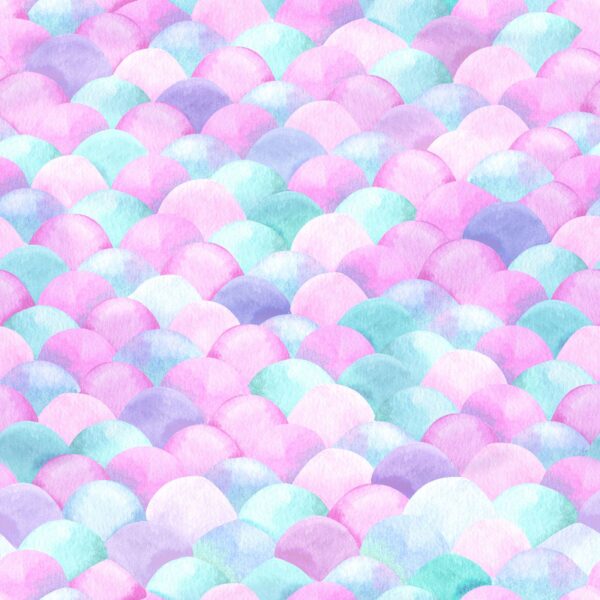 Mural Pastel Scallops