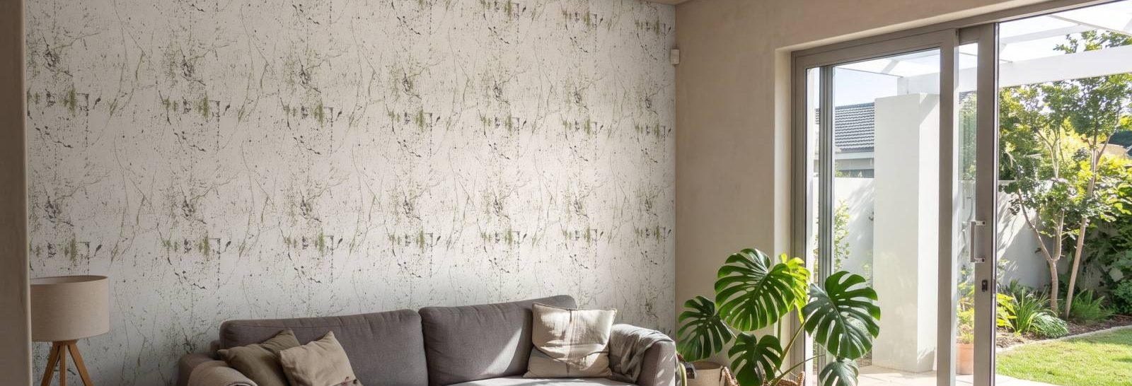 Cleo Wallpaper on a feature wall