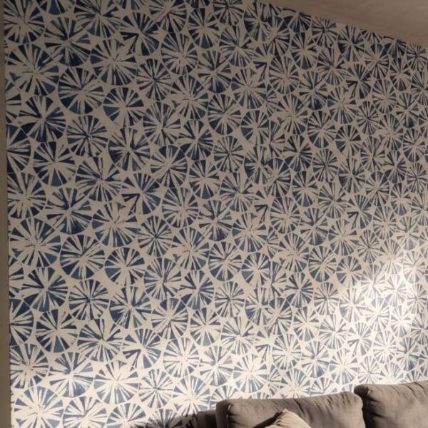 Shabori Wallpaper wallpaper close-up on a wall
