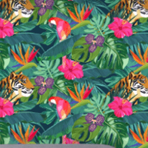 Tropic Wallpaper wallpaper close-up on a wall