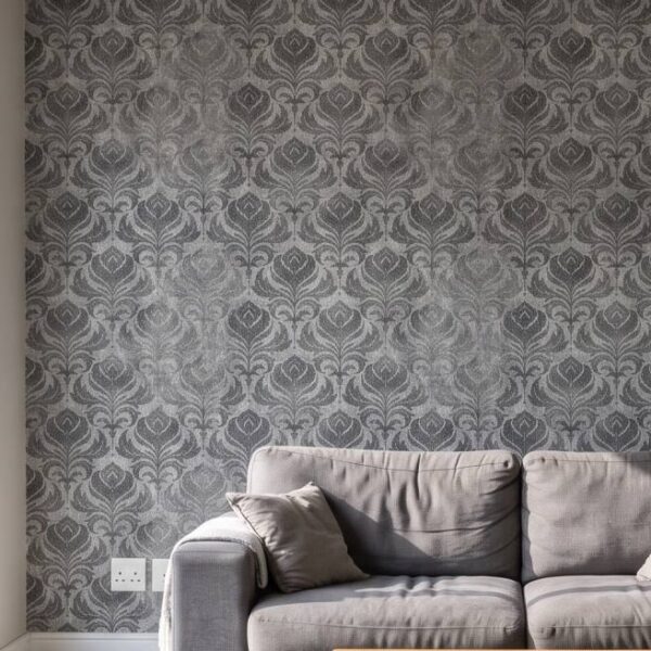 Undertow Blend Wallpaper wallpaper close-up on a wall