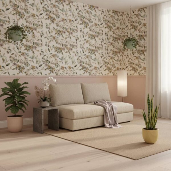 Vintage Berries - Canadian-made Floral wallpaper from Wallpaper Online Canada